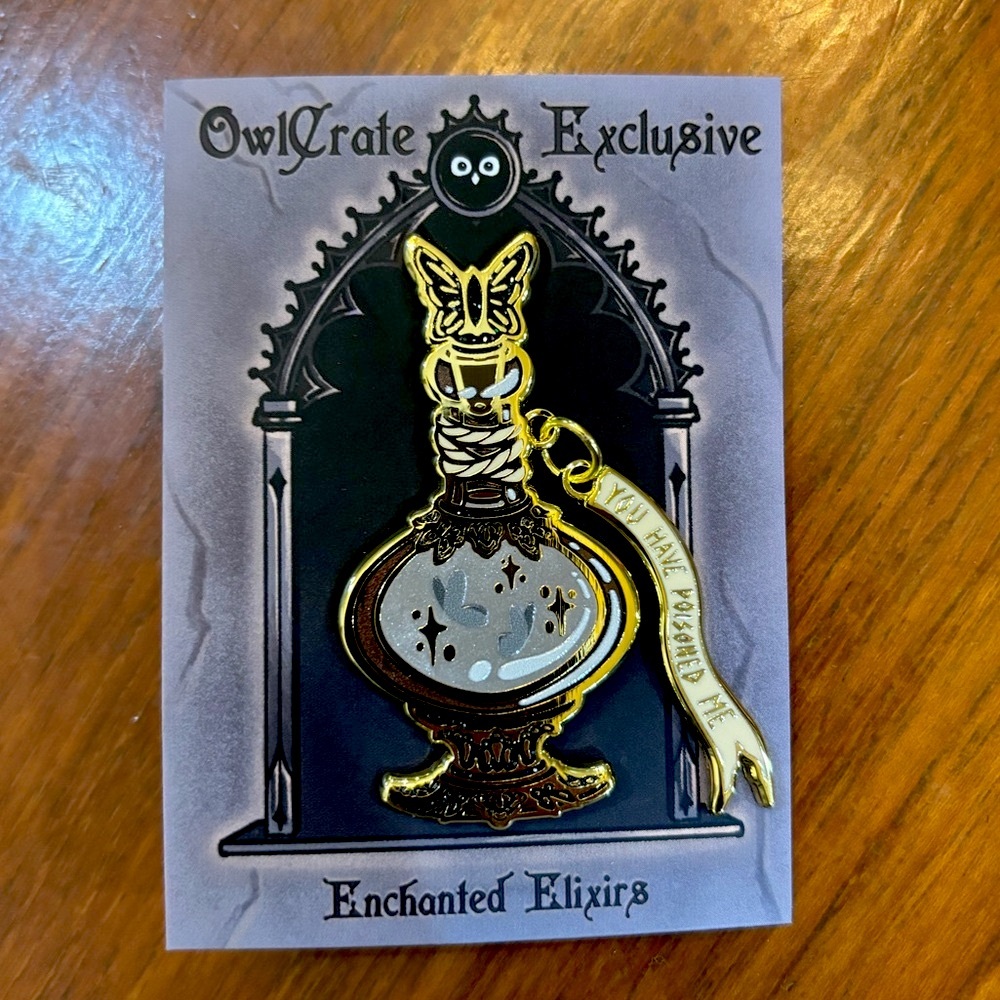 OwlCrate | Poison Study | Enchanted Elixirs Pin | June 2025 YA Box | NWT